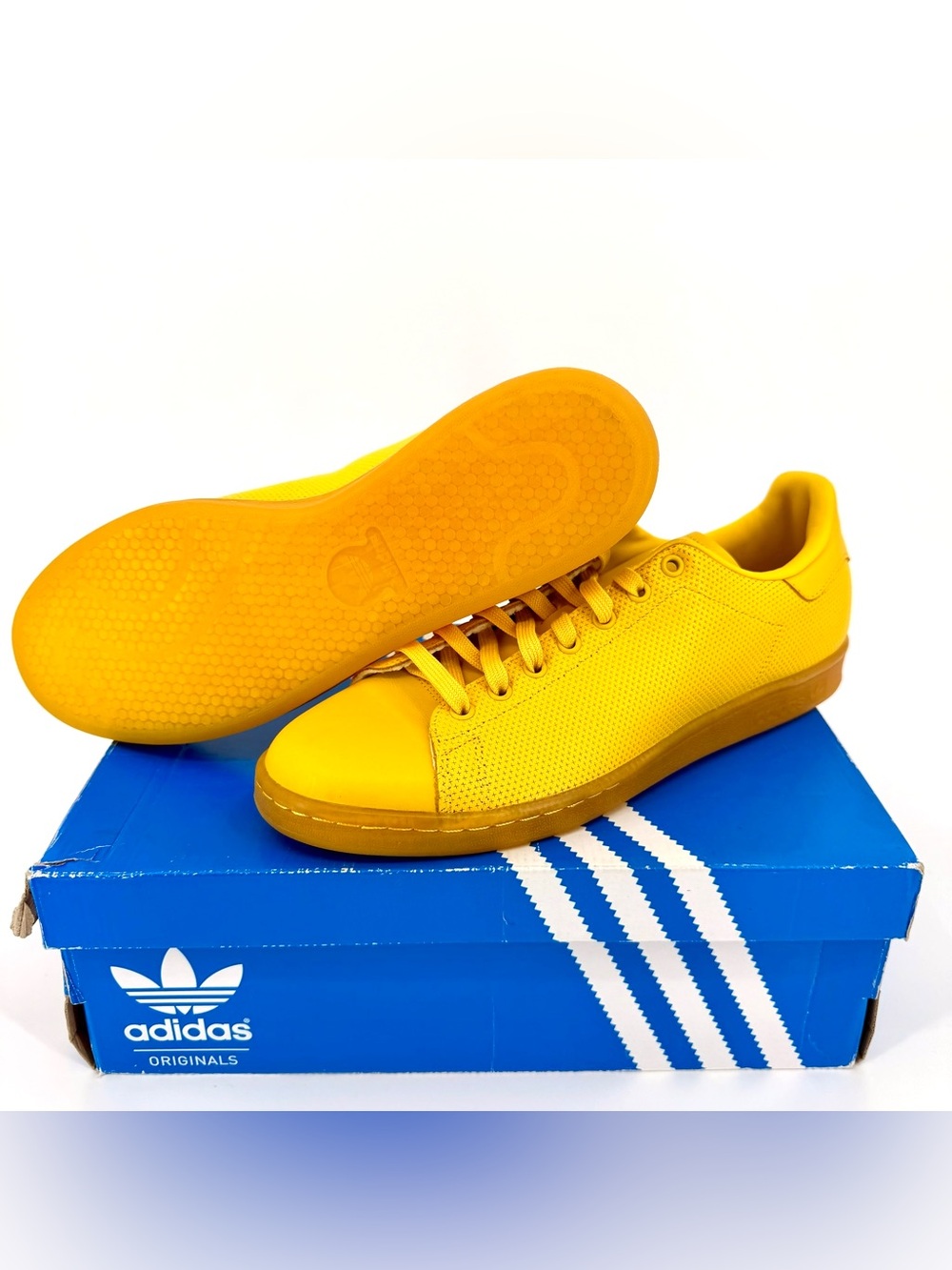 adidas Stan Smith Adicolor Yellow S80247 Men’s 12 OG Box